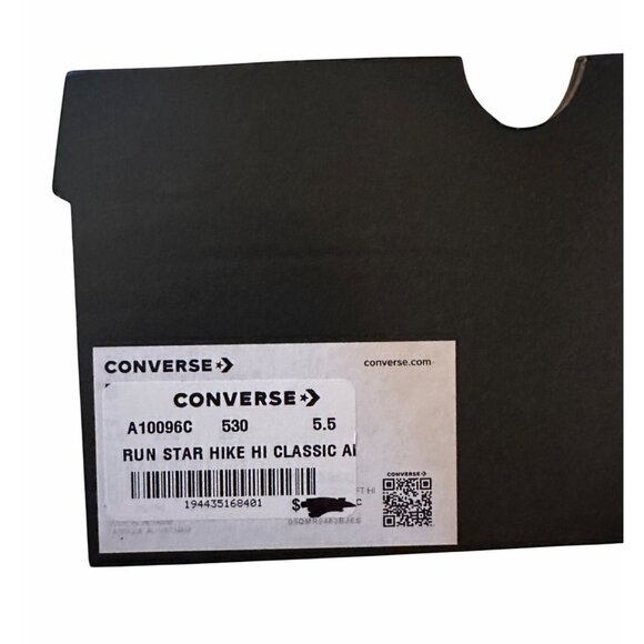 ✨Converse Run Star Hike Platform Hi 7 Women Shoes Sneaker Glitter Purple A10096C - Picture 6 of 9